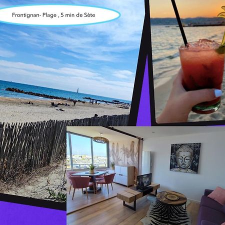 La Perle Bleue, 100 M De La Plage, Parking, Wifi Frontignan Ngoại thất bức ảnh