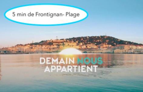 La Perle Bleue, 100 M De La Plage, Parking, Wifi Frontignan Ngoại thất bức ảnh