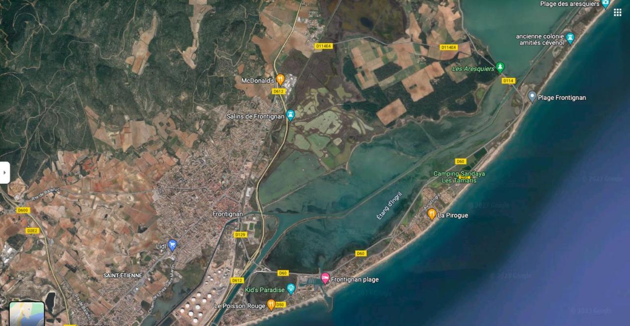 La Perle Bleue, 100 M De La Plage, Parking, Wifi Frontignan Ngoại thất bức ảnh